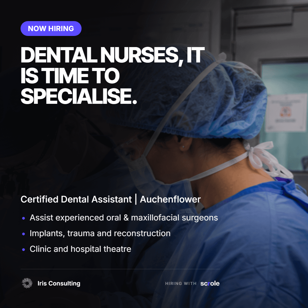 Dental nurses, it is time to specialise. — Certified Dental Assistant, Auchenflower